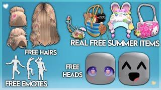 HURRY! GET NEW SUMMER FREE ITEMS  / FREE HAIR / FREE LIMITEDS / FREE FACES / FREE EMOTES