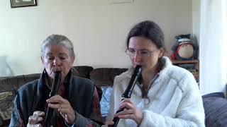 Treble (alto) Recorder duet El Mishyo Guatemalan traditional on dolmetsch & moeck recorders