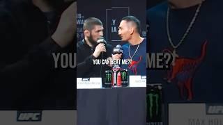 When Khabib and Max Holloway Went OFF on Each other  #ufc #mma