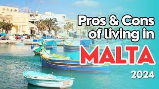 Pros & Cons of Living in Malta 2024 | Watch This Before Moving to Malta #Malta #Livinginmalta