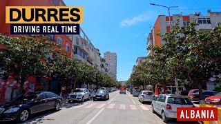 DURRES, ALBANIA - SPRING DRIVING REAL TIME 75 MINUTES [4K]