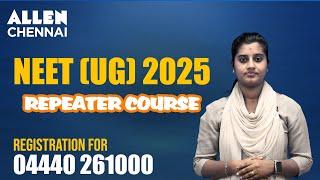 NEET(UG) 2025 Repeater Course | Admissions Open | Avail special fee benefit on/before 27th May|TAMIL