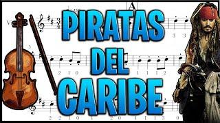 Piratas del Caribe partitura violín/ partitura violino / violin sheet - easy violin sheet /H.ZIMMER