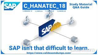 SAP C_HANATEC_18 Isn't difficult: C HANATEC 18 Dumps 2023 | By ExamDumpsPDF