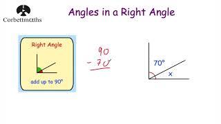 Angles in a Right Angle - Corbettmaths