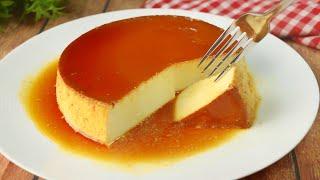 4 Ingredient Cheese Pudding Without Oven | Ricotta Cheese Pudding | How To Make Caramel Pudding/Flan