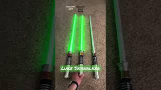 Luke Skywalker Force FX Elite Lightsaber VS Disney