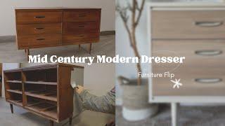 MCM Furniture Makeover | $90 to $400 | Flipping Furniture for Profit