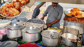 BEST CHEAPEST BIRYANI ON ROADSIDE GHOUSIA BIRYANI AND DAAL CHAWAL | ABIS FOOD EXPLORER