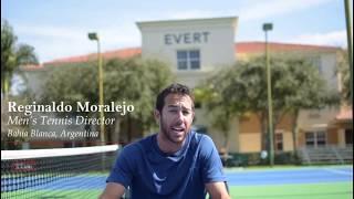 The Training Routine at the Evert Tennis Academy and the structure of the Player Development Process