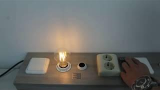LED filament E27 4Watt dimbaar A19