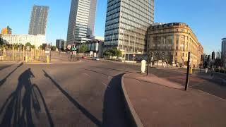 Manchester City Centre bike ride POV