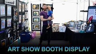 Affordable and Unique Art Panel Displays - My Art Booth Set Up