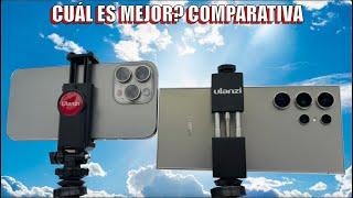 Cuál es MEJOR? Comparativa de Cámaras Galaxy S24 Ultra VS iPhone 15 Pro Max