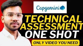 Capgemini Technical Assessment Questions | Capgemini Technical Assessment ONE SHOT