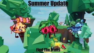 ️Summer Update - Find The Fruits Roblox️