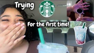 Trying Starbucks For The First Time! Brunch, Juicing & More ( Vlog )