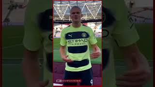 The first message from Erling Haaland after Manchester City's victory in the opening of the league