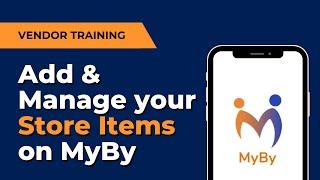 Vendor Training - Manage Inventory on MyBy