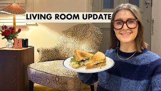 Living room updates, a work day 9-5 London I Vlogmas day 4