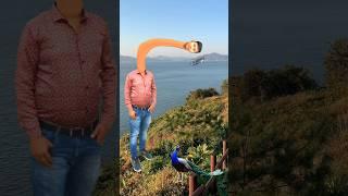 Artificial #peacock water transport to rescue drought special effects #funny #shorts #comedy