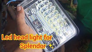 led headlight for splendor | modified splendor | splendor modified malayalam