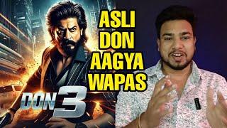 Don 3 Reboot - Shahrukh Khan | Diljit Dosanjh | Ranveer Singh | Farhan Akhtar| Don 3 Movie SRK #don3