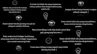 Polosan kata kata quotes transparan cocok buat story/status//free download