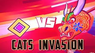 "Cats Invasion" by qMystic, Knots, IvashkaUA & more | Geometry Dash 2.2