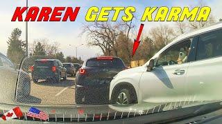WOMAN CRASHES WHILE RECORDING ANOTHER DRIVER