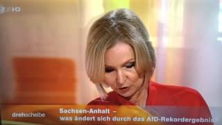 TV presenter collapses during live broadcast in German TV at ZDF drehscheibe