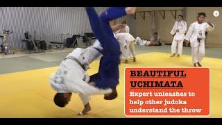 Beautiful UCHIMATA 内股 by Genta Mikami (Inner thigh judo throw)