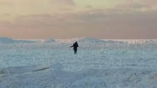 Lake Michigan Ice formations - South shore of the lake