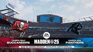 Buccaneers vs Saints Week 13 Simulation (Madden 25 PS5)