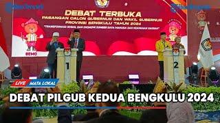 LIVE: Debat Kedua Pilgub Bengkulu 2024, Helmi-Mian dan Rohidin-Meriani