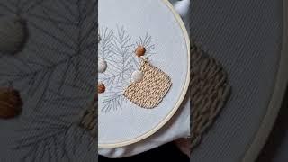 Christmas tree embroidery