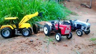 Tractor Loading Fully Mud in Jcb | Jcb 3dx | Swaraj tractor | Eicher Tractor | Suraj technical