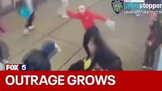 Outrage after migrants' attack on NYPD officers