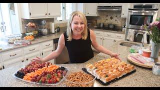 How to Feed a Large Crowd on a BUDGET | Party Sandwich Platters | Finger Food | Low Cost Hosting