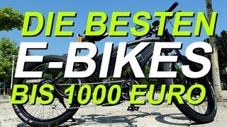 Die besten E-Bikes bis / unter 1000 Euro (NCM Moscow, Hamburg & London)