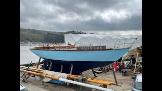 Alan Buchanan Yawl classic wooden sailing yacht For Sale