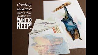 Creating business cards that people will want to hang onto!