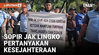 Ratusan Sopir Jak Lingko Demo di Balai Kota | Liputan6