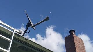 Satellite Antenna Converted To  UHF TV Antenna