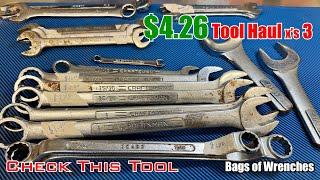 Tool Haul: 3 Bags of Wrenches for $4.26 ea