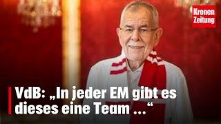 VdB: „In jeder EM gibt es dieses eine Team …“ | krone.tv NEWS