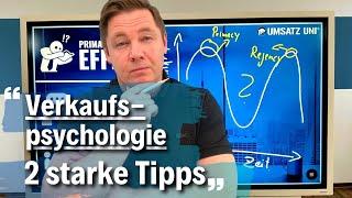 2 starke Tipps aus der Verkaufspsychologie