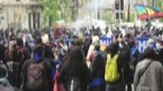 Clashes as Indigenous march in Chile turns violent