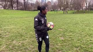 Freda Ayisi - Football Freestyle Trick Tutorial - DOUBLE AROUND THE WORLD