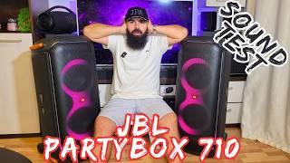 TWO JBL Partybox 710 Sound Test at Max Volume